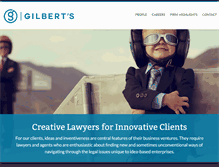 Tablet Screenshot of gilbertslaw.ca